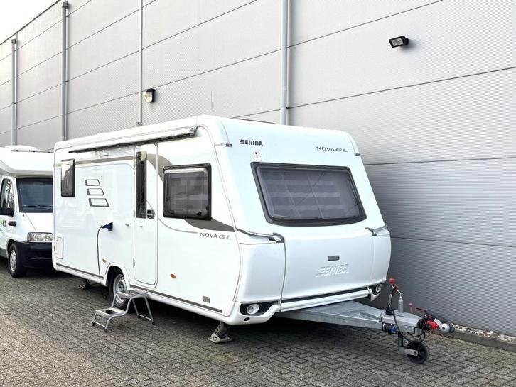 Eriba Nova 465 GL FRANSBED 1E EIGENAAR VLOERVERWARMING, Caravans en Kamperen, Caravans, Bedrijf, tot en met 4, Eriba, 6 tot 7 meter