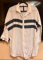 Linnen blouse topmerk 10 Days universele maat, wit, Verzenden, Wit, Maat 46/48 (XL) of groter, Zo goed als nieuw