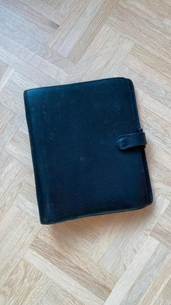Mulberry Planner, zwart leer, A5 formaat, Diversen, Agenda's, Gebruikt, Ophalen of Verzenden