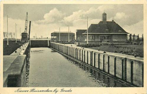 (388-316-029) Gouda Nieuwe Sluiswerken, Verzamelen, Ansichtkaarten | Nederland, Zuid-Holland, Verzenden