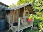 Leuk houten speelhuisje, Ophalen, Zo goed als nieuw, Hout
