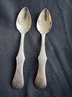 Twee Biedermeier verzilverde lepeltjes van Keltum, Ophalen of Verzenden