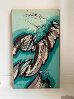 Abstract Batik Kunstwerk op Doek, Antiek en Kunst, Ophalen