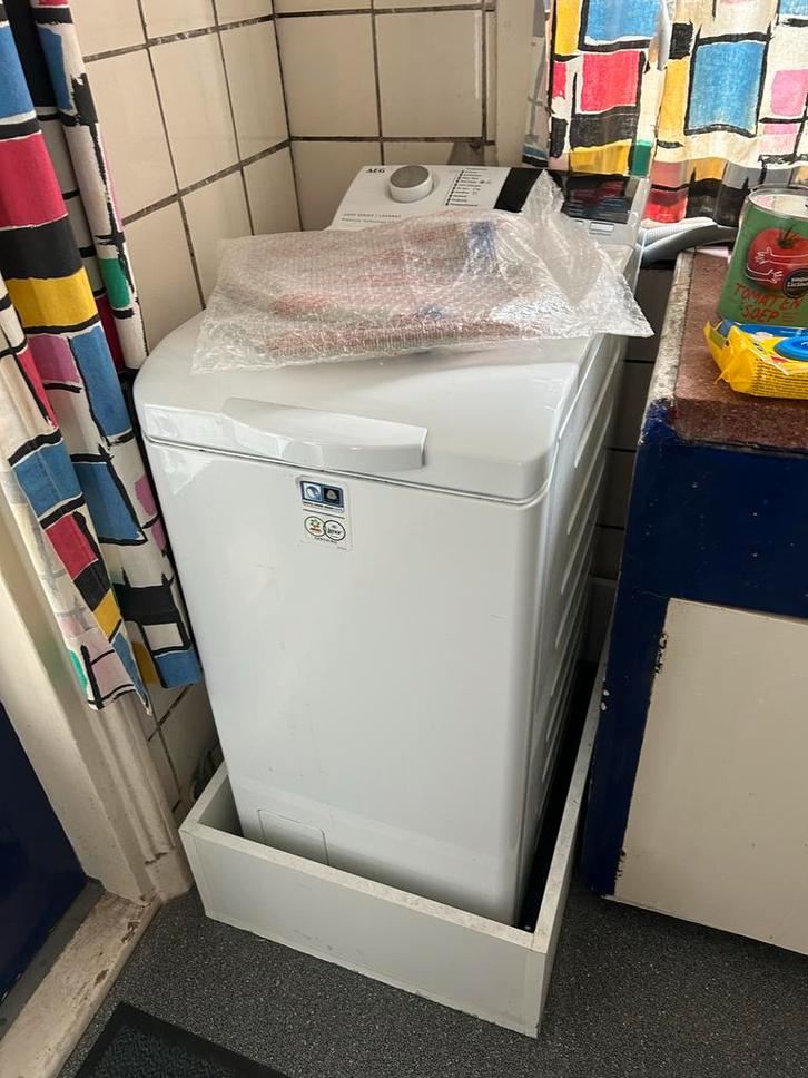 AEG Bovenlader Wasmachine, Witgoed en Apparatuur, Wasmachines, Gebruikt, Bovenlader, 6 tot 8 kg, 85 tot 90 cm, 1200 tot 1600 toeren