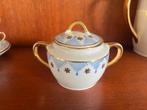 Vintage Servies met Blauw en Goud, Ophalen of Verzenden