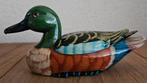 Aziatische lakdoos eend+deksel elegante vintage 16x6cm nieuw, Verzamelen, Beelden en Beeldjes, Ophalen of Verzenden, Nieuw, Dier