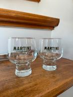 2x Martini extra dry borrelglas, Ophalen of Verzenden, Borrel- of Shotglas