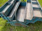 Vintage metalen gereedschapskist, Ophalen, Gebruikt
