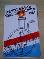 sticker olympische spelen voor gehandicapten 1984, Verzamelen, Ophalen, Zo goed als nieuw, Bedrijf of Vereniging