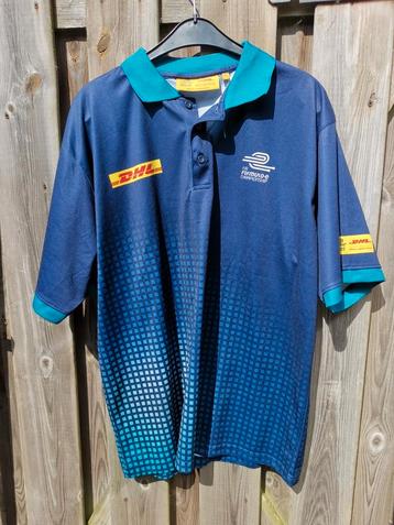Origineel FIA Formula-E polo shirt – DHL Official Partner –  beschikbaar voor biedingen