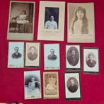 11 carte de Visites, antieke foto s, Verzamelen, Foto's en Prenten, Ophalen of Verzenden, Voor 1940, Gebruikt