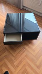 Salon tafel met glasplaat., 100 tot 150 cm, Minder dan 50 cm, Rechthoekig, 50 tot 100 cm