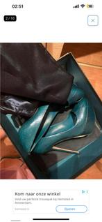 New- Sergio Rossi - Lux Pump in Petrol green/maat 40, Verzenden, Nieuw, Groen