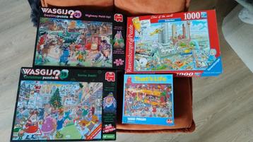 4 puzzels beschikbaar voor biedingen