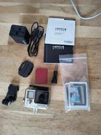 GoPro Hero 4 Silver incl. Orig. Laadblok + 2x Accu + Access., Audio, Tv en Foto, Actiecamera's, Ophalen of Verzenden, Gebruikt