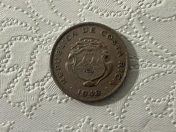 50 Cent 1948. Costa Rica munt beschikbaar voor biedingen
