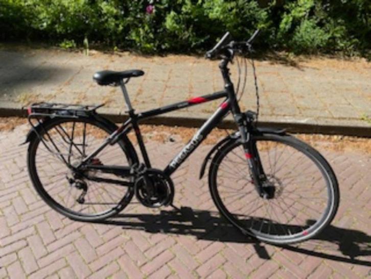 Pegasus Solero SL Disc zwarte herenfiets frame 48cm, Fietsen en Brommers, Fietsen | Heren | Herenfietsen, Gebruikt, Overige merken