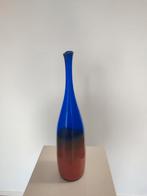 Floris Meydam Leerdam glas grote flesvaas serica Copier, Ophalen of Verzenden