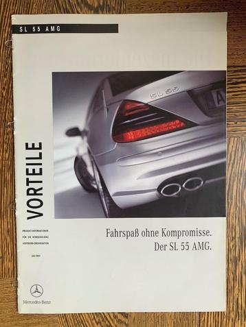 Productinformatiebrochure Mercedes-Benz SL 55 AMG R230 2001