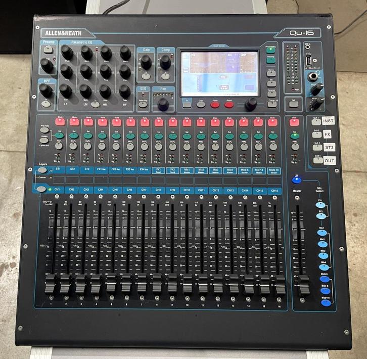 Allen&Heath  QU16   met FC, Muziek en Instrumenten, Mengpanelen, Gebruikt, 20 kanalen of meer, Ophalen of Verzenden