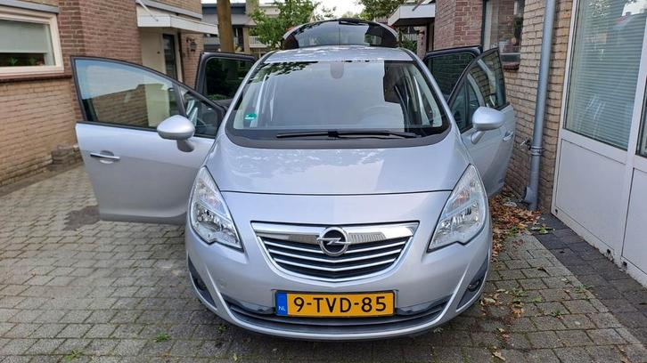 Opel Meriva 1.4 Turbo Cosmo 88KW 2013 Grijs, Auto's, Opel, Particulier, Meriva, Airbags, Airconditioning, Centrale vergrendeling