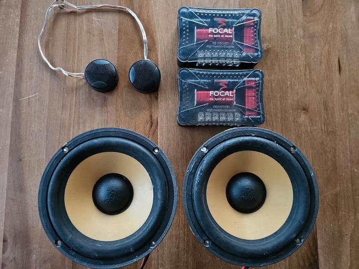 Focal 16.5cm K2 power composet met TN52 tweeters, Auto diversen, Autospeakers, Gebruikt, Ophalen of Verzenden