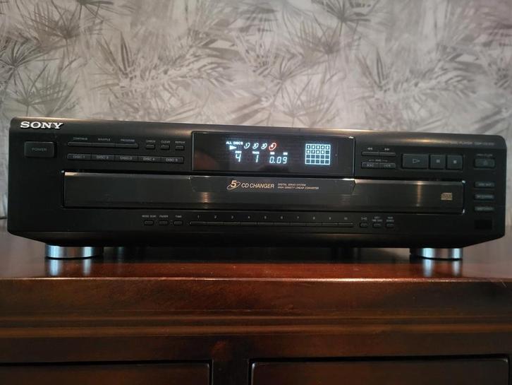 Sony CDP-CE305 - 5-Disc CD Wisselaar, Audio, Tv en Foto, Cd-spelers, Gebruikt, Sony, Wisselaar, Ophalen of Verzenden