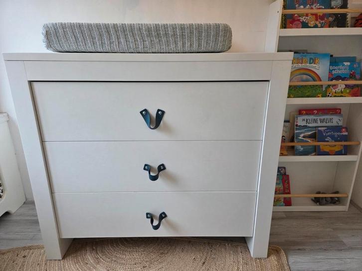 Witte Commode / Ladekast, Kinderen en Baby's, Kinderkamer | Commodes en Kasten, Zo goed als nieuw, Commode, 90 tot 105 cm, 100 cm of meer