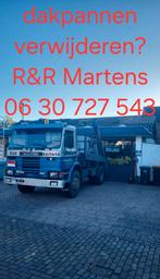 Dakpan afvoer verwijderen demontage dakonderhoud, Ophalen, Steen of Klei, 15 m² of meer, Dakpannen