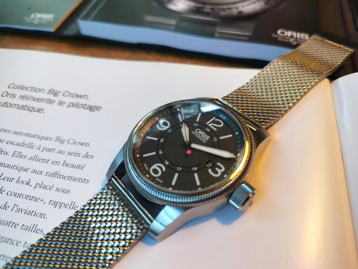 Prachtig Oris Big Crown Automatic horloge Full-set, Sieraden, Tassen en Uiterlijk, Horloges | Heren, Zo goed als nieuw, Overige merken