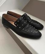 Paul Green zwart lederen loafers met studs, Paul green, Ophalen of Verzenden, Zo goed als nieuw, Instappers