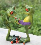 Beeldje Kikkers grappig, Ophalen of Verzenden, Nieuw, Dier