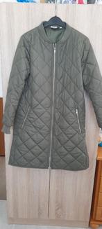 Leuke leger groene bomber jas lang model mt s, Ophalen of Verzenden, Zo goed als nieuw, Groen