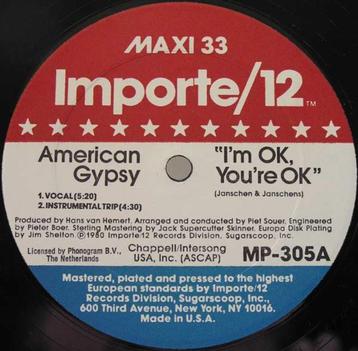 12" o.a. Americain Gypsy, RAMS HORN RECORDS v.a. Euro 5,00!! beschikbaar voor biedingen