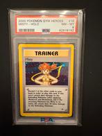 Misty holo PSA 8 18/132 pokemon gym heroes set, Ophalen of Verzenden, Nieuw