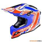 Just1 J12 Flame Crosshelm, Rood-Blauw, Ophalen of Verzenden, Nieuw met kaartje