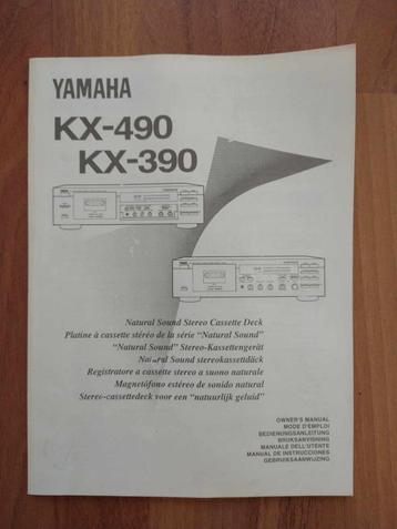 Yamaha KX-490 KX-390 cassettdeck