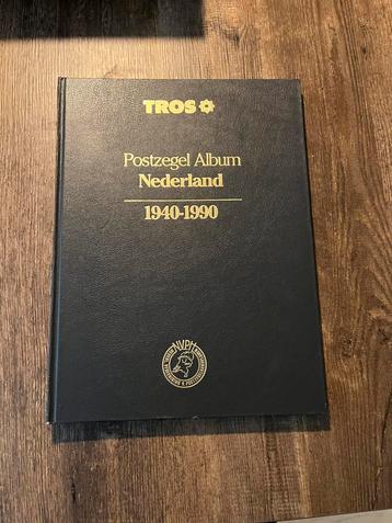 Postzegel Album Nederland 1940-1990 beschikbaar voor biedingen