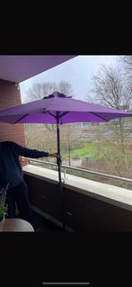 Parasol balkonscherm, met klem, Ophalen of Verzenden, Zo goed als nieuw, 2 tot 3 meter, Stokparasol
