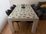 Grote witte eettafel - zo goed als nieuw!, Ophalen, Zo goed als nieuw