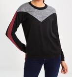 Ichi Linea trui pullover zwart rood grijs maat S, Kleding | Dames, Zwart, Nieuw, Ophalen of Verzenden, Maat 36 (S)