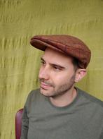 Vintage flatcap / franse pet / unisex / bruin / maat large /, Kleding | Heren, Hoeden en Petten, Vintage, Ophalen of Verzenden