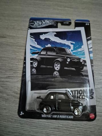 Hot Wheels  National Icons '60s FIAT 500 D Modificado beschikbaar voor biedingen