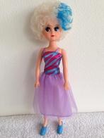 💙Barbie FLEUR pop Colour Star jaren 80 met blauwe lok., Ophalen of Verzenden, Gebruikt, Fashion Doll