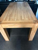 Houten eettafel, Huis en Inrichting, Ophalen, Gebruikt, 100 tot 150 cm, Eikenhout