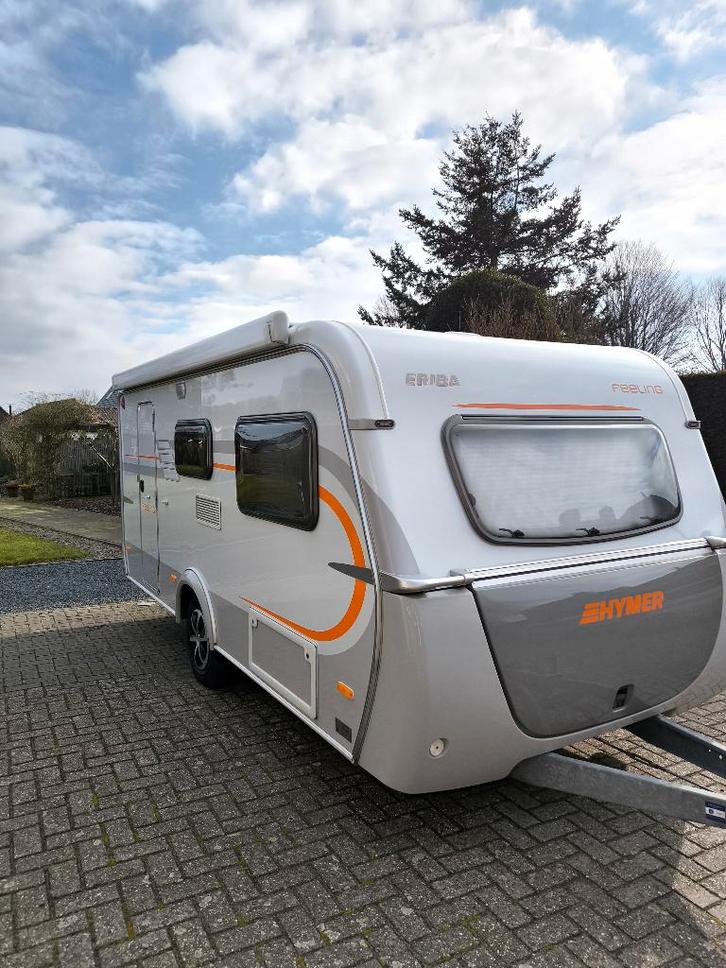 Hymer Eriba Feeling 430/425 Mover /Luifel /Hefdak, Caravans en Kamperen, Caravans, Particulier, tot en met 4, 750 - 1000 kg, Standaardzit