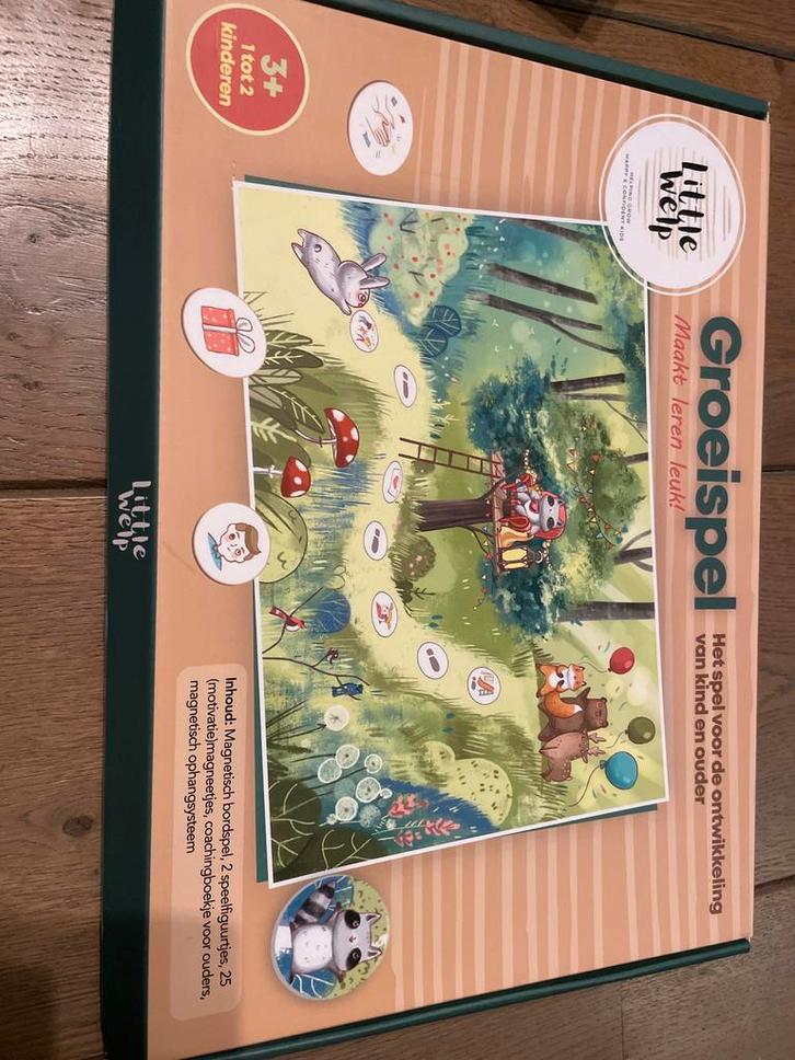 Little Welp Groeispel - Nieuw!, Hobby en Vrije tijd, Gezelschapsspellen | Bordspellen, Zo goed als nieuw, Een of twee spelers