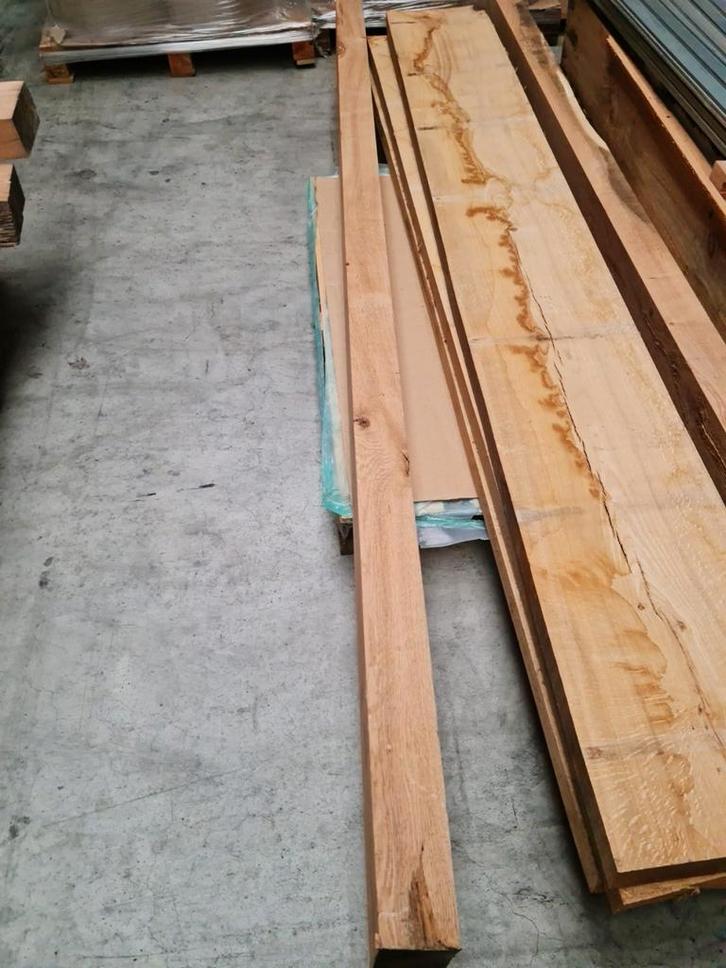 Rustieke eikenhouten planken, meubelhout v.a. €17,50 p/mtr., Doe-het-zelf en Verbouw, Hout en Planken, Nieuw, Plank, Eiken, Minder dan 200 cm