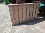 27m douglas schutting met poorten en betonpalen zgan, Tuin en Terras, Schuttingen, Ophalen, 1 tot 2 meter, 6 meter of meer, Zo goed als nieuw