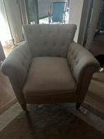 TEAB - Riviera Maison fauteuil incl rond kleed, Huis en Inrichting, Fauteuils, Ophalen, Zo goed als nieuw, 75 tot 100 cm, 50 tot 75 cm